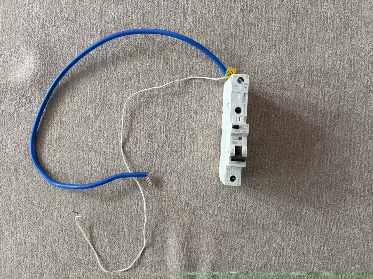 MEM EATON 40 AMP TYPE C 10 kA 30 mA RCBO RCD MCB POD MEMSHIELD 2 MR30 C40