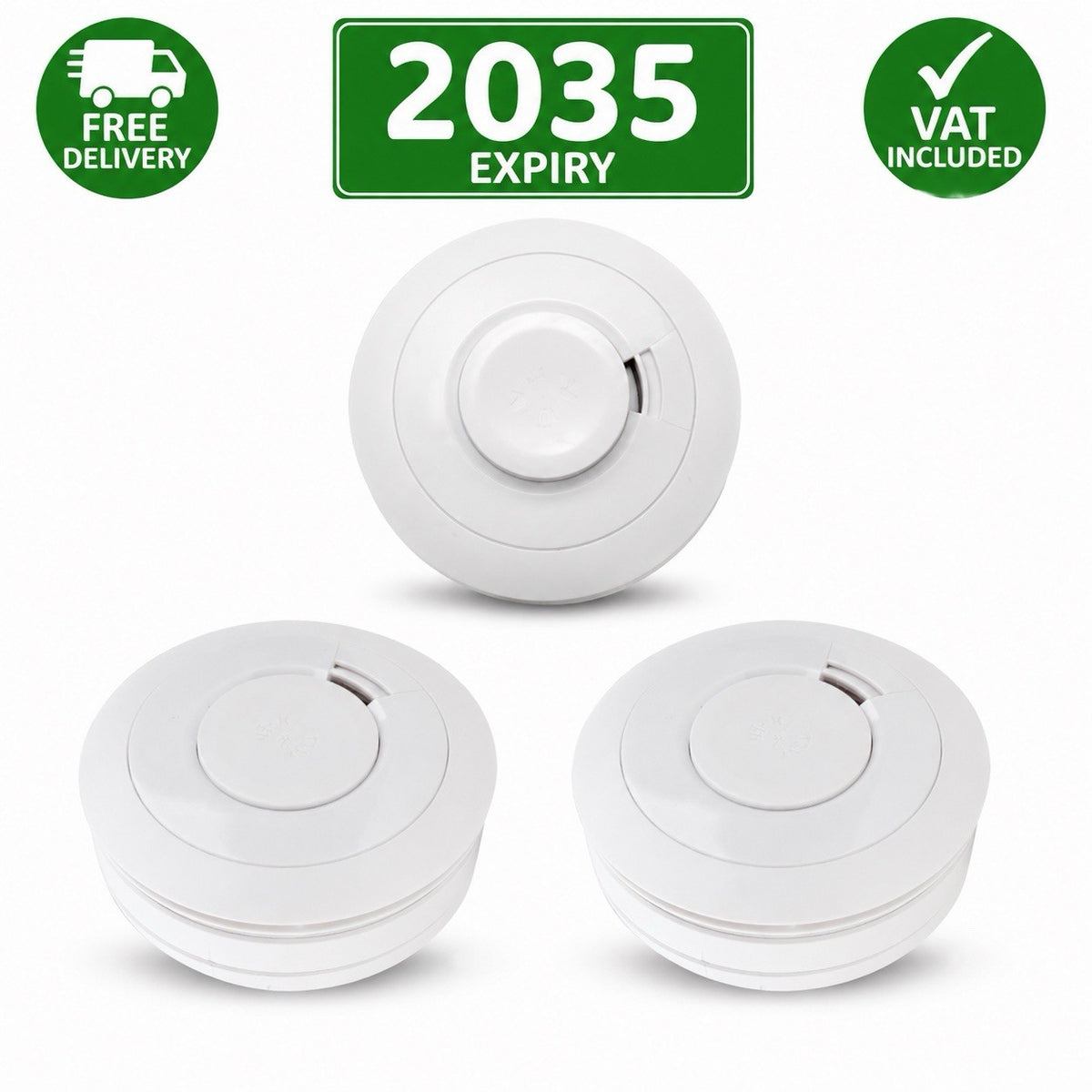 2x Aico Ei650iRF + 1x Ei630iRF RadioLINK+ Alarm Bundle 2035 Expiry