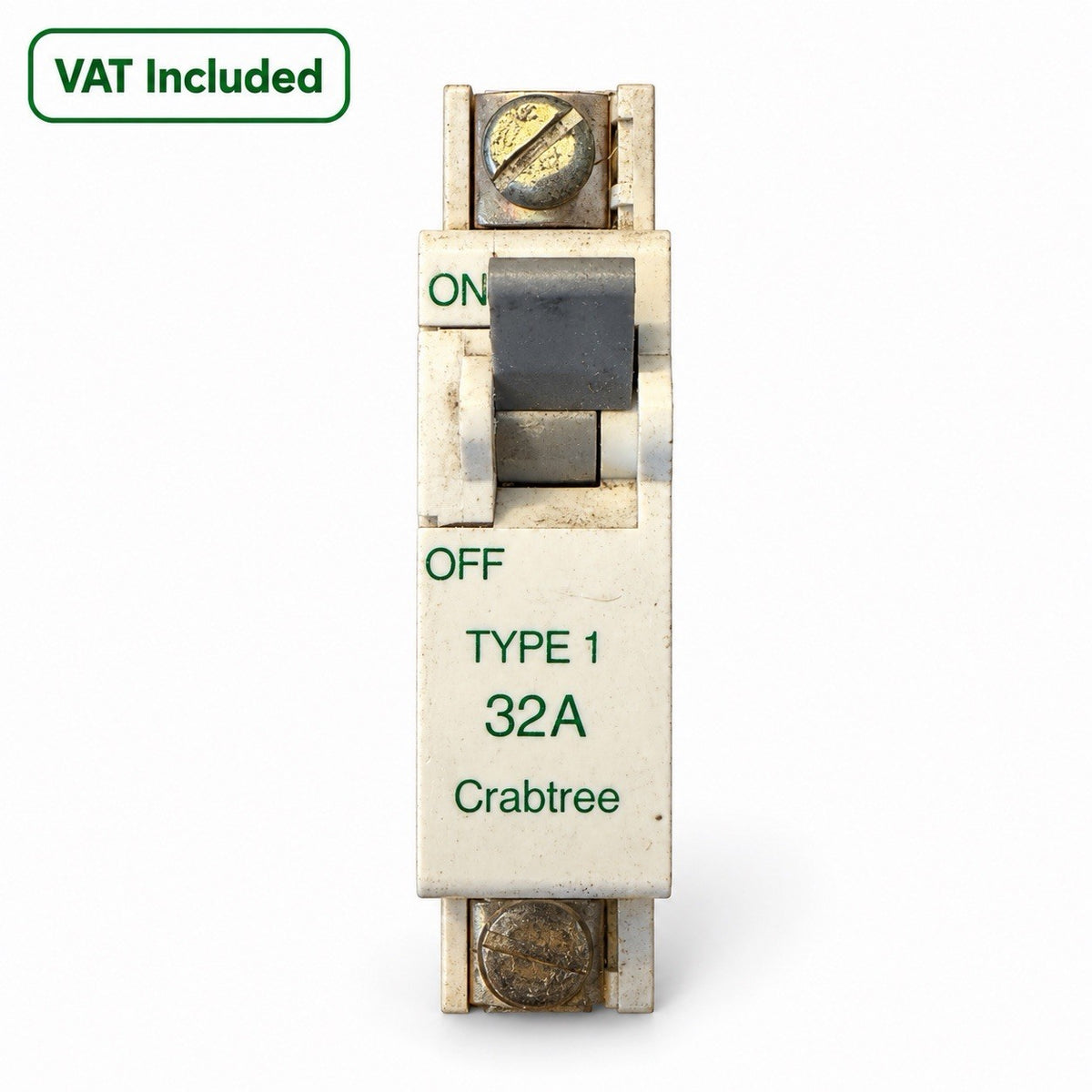 Crabtree 32A Type 1 MCB Single Pole Circuit Breaker VAT Included
