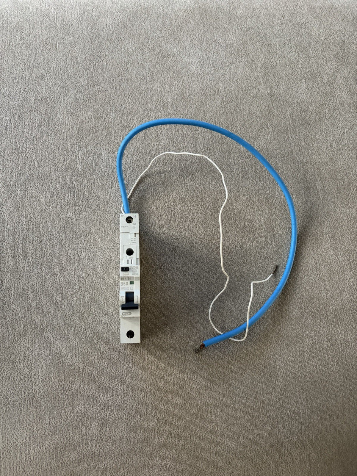 EATON MEM RCBO B50 50 Amp 30mA B Curve 50A MR30 POD Memshield 2 Bill MBH150