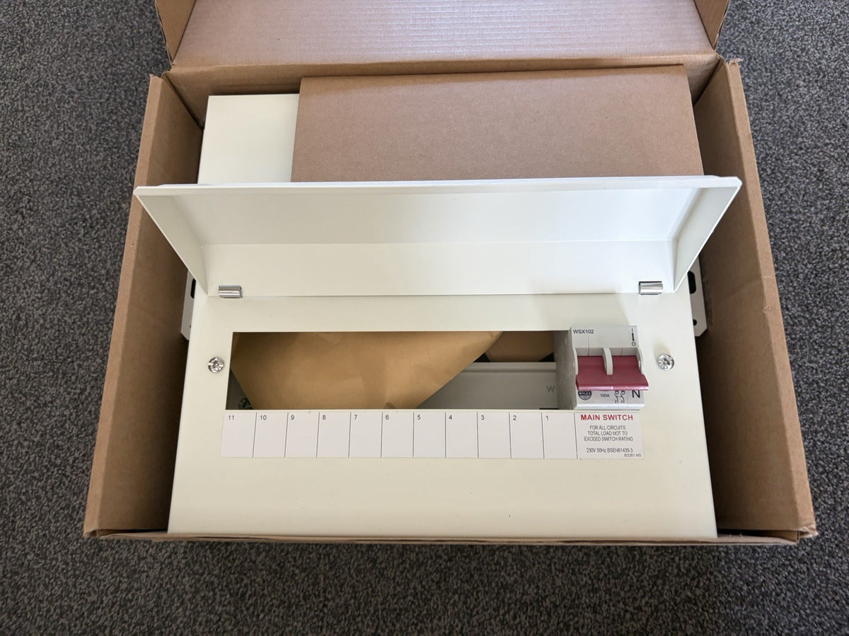Wylex FALNM1106L 11 Way Metal Consumer Unit 100A Main Switch Brand New