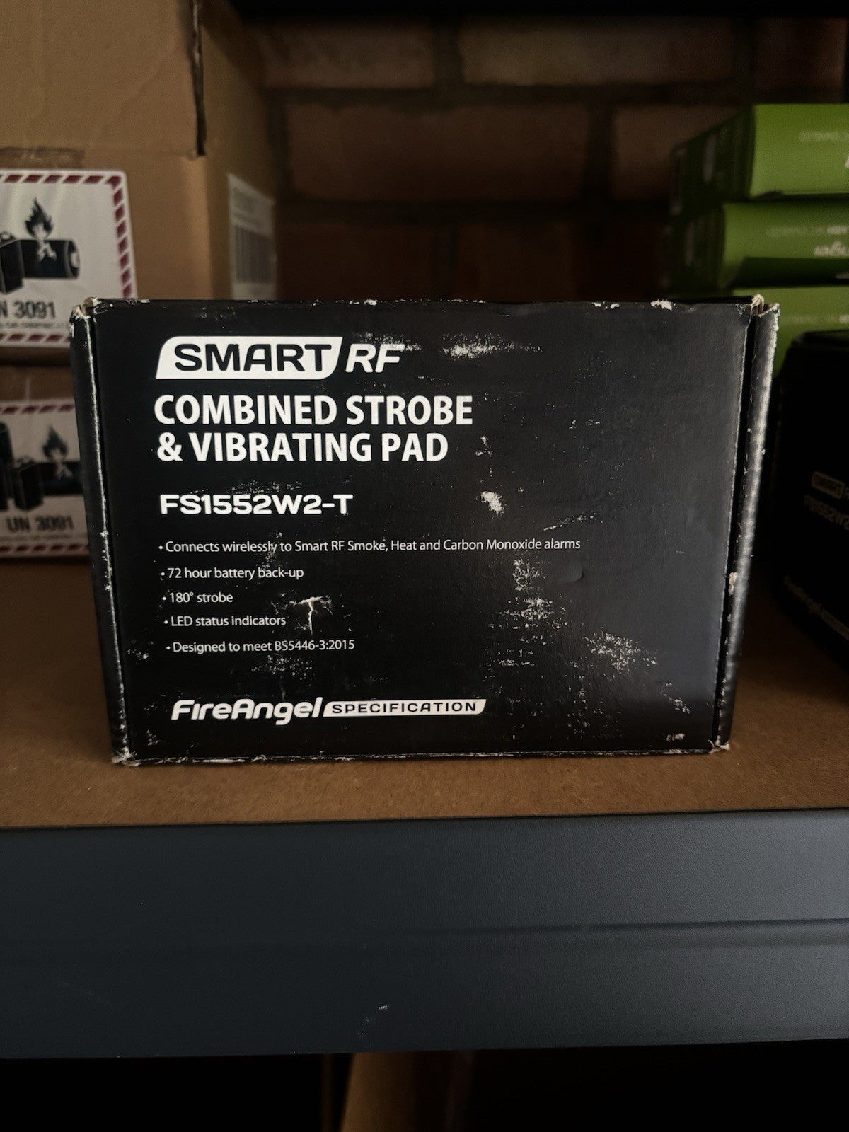 FireAngel Smart-RF Combined Strobe Vibrating Pad FS1552W2-T 240v Deaf Alarm