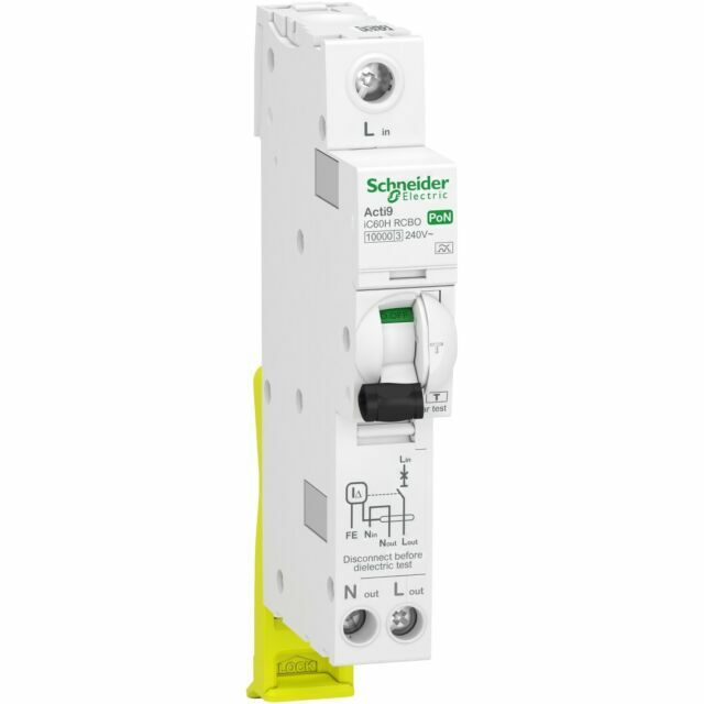 Schneider Electric A9D56832 Acti9 iC60H B32 32A 30mA Type A RCBO PoN Brand New