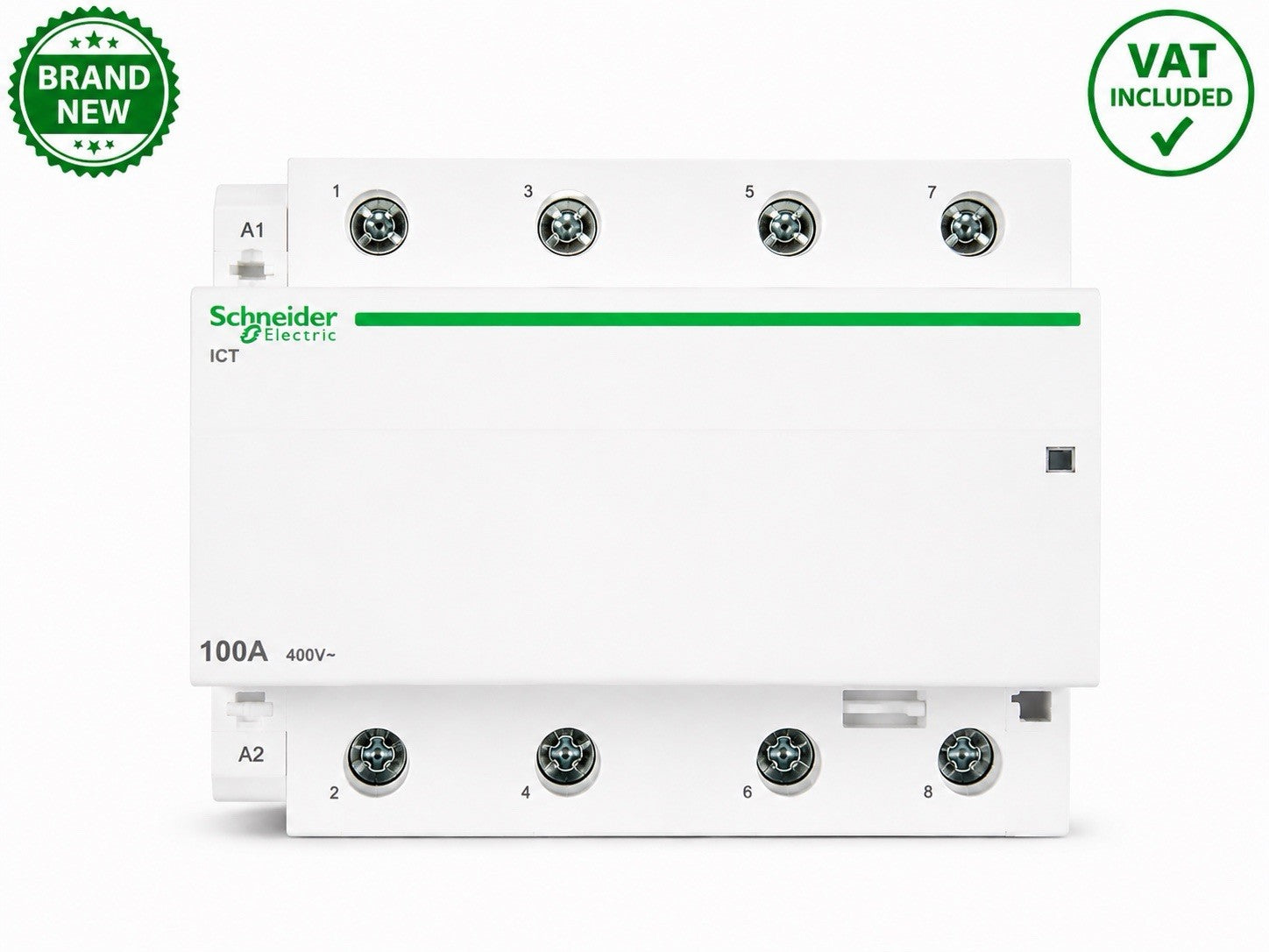 Schneider Electric iCT 100A 4 Pole Contactor 400V DIN Rail 4P