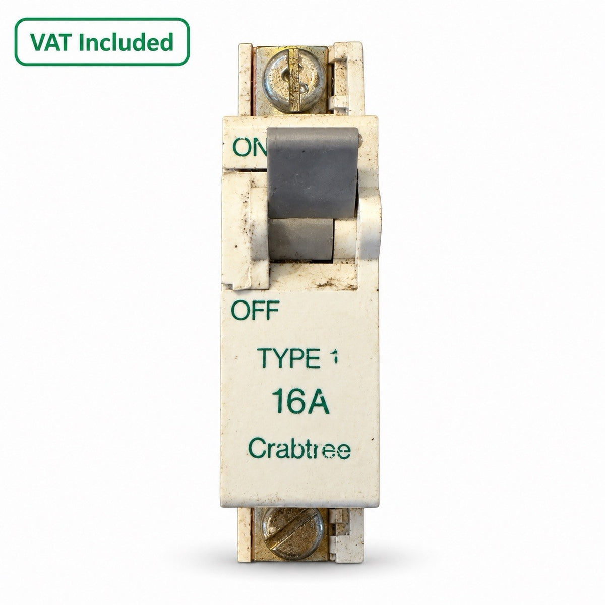 Crabtree 16A Type 1 MCB Single Pole Circuit Breaker VAT Included