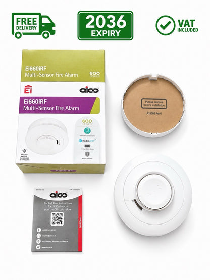 Aico Ei660iRF Multi-Sensor Alarm RadioLINK+ 10 Year Battery 2036 Expiry VAT Inc
