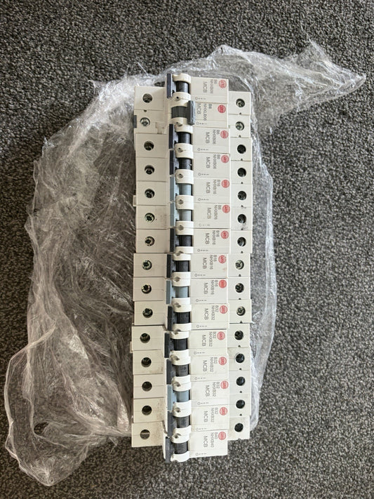 15x Wylex NHX Type B MCB Bundle 6A 16A 32A 40A Circuit Breakers Job Lot Used