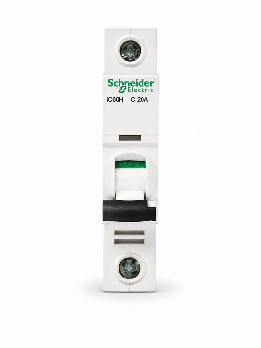 Schneider Electric Acti9 iC60H C20A 20A Type C Single Pole MCB Circuit Breaker