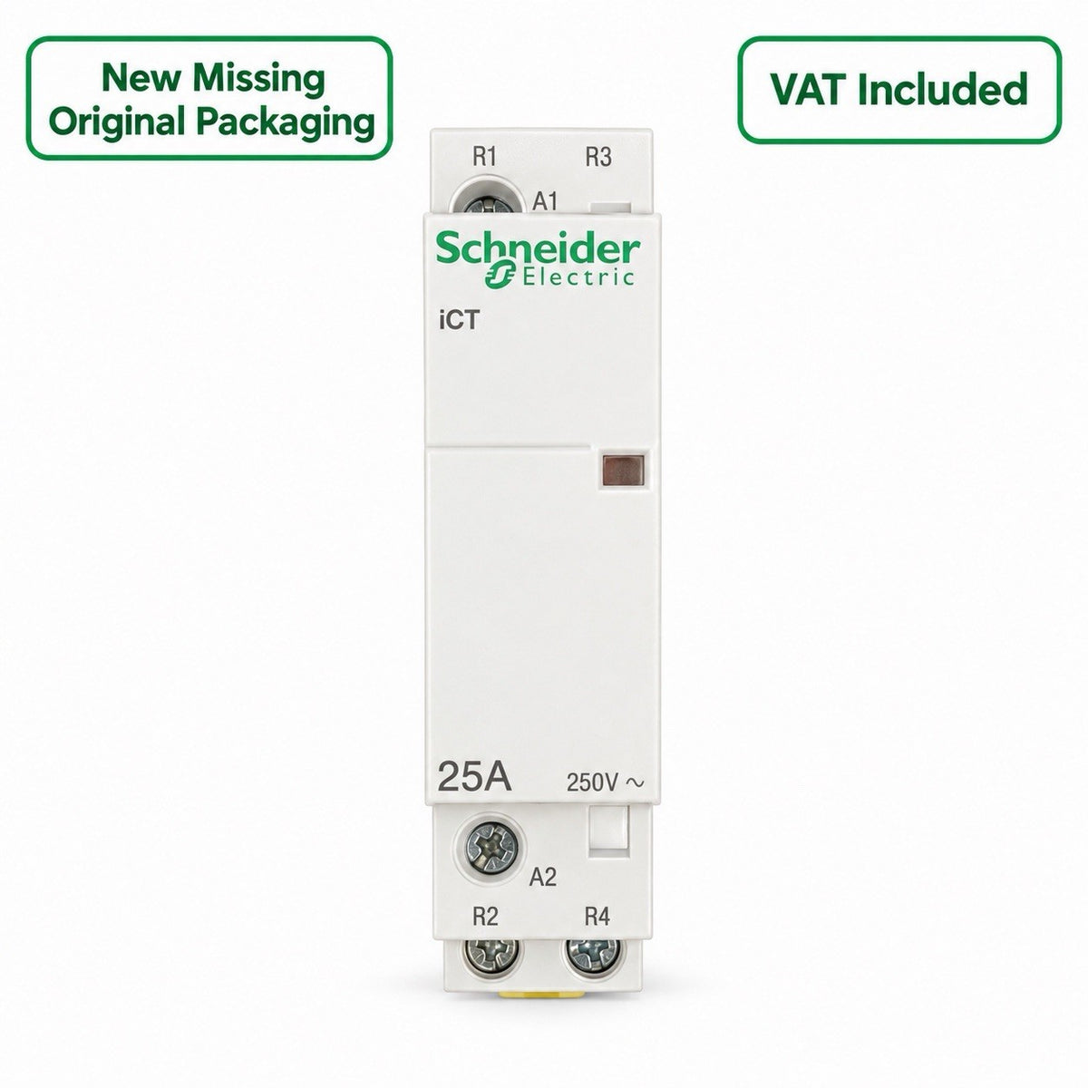 Schneider Electric A9C20736 iCT 25A 2 Pole 2NC Contactor New Other