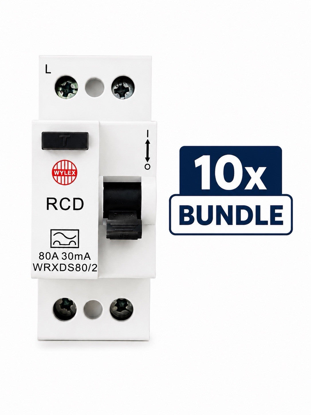 10x Wylex WRXDS80/2 80A 30mA Type A RCD 2 Pole Consumer Unit RCCB - VAT included