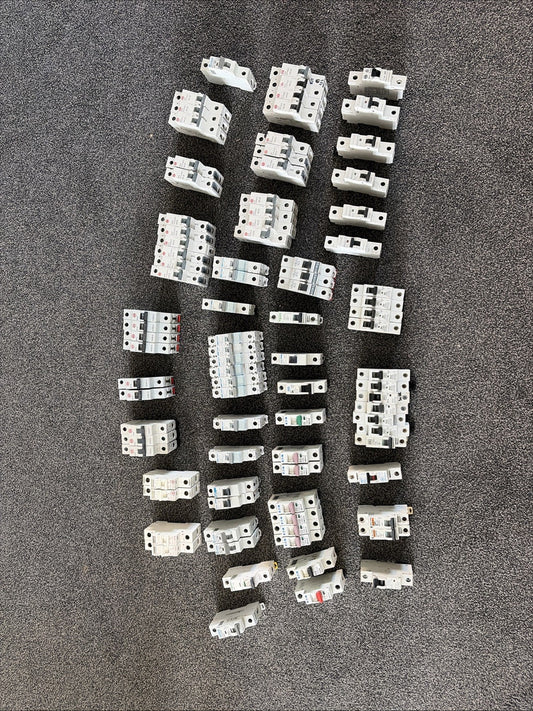 75x MCB Job Lot MEM , Wylex , Hager , Eaton , Schneider , BG , MK , Volex