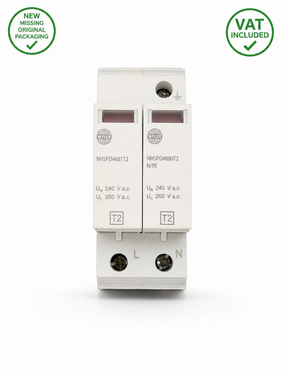 Wylex NHSPD4681T2 NHSPD4880T2 Type 2 T2 Surge Protection Device SPD