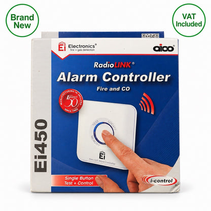 Aico Ei450 RadioLINK Fire and CO Alarm Controller July 2033 Expiry New