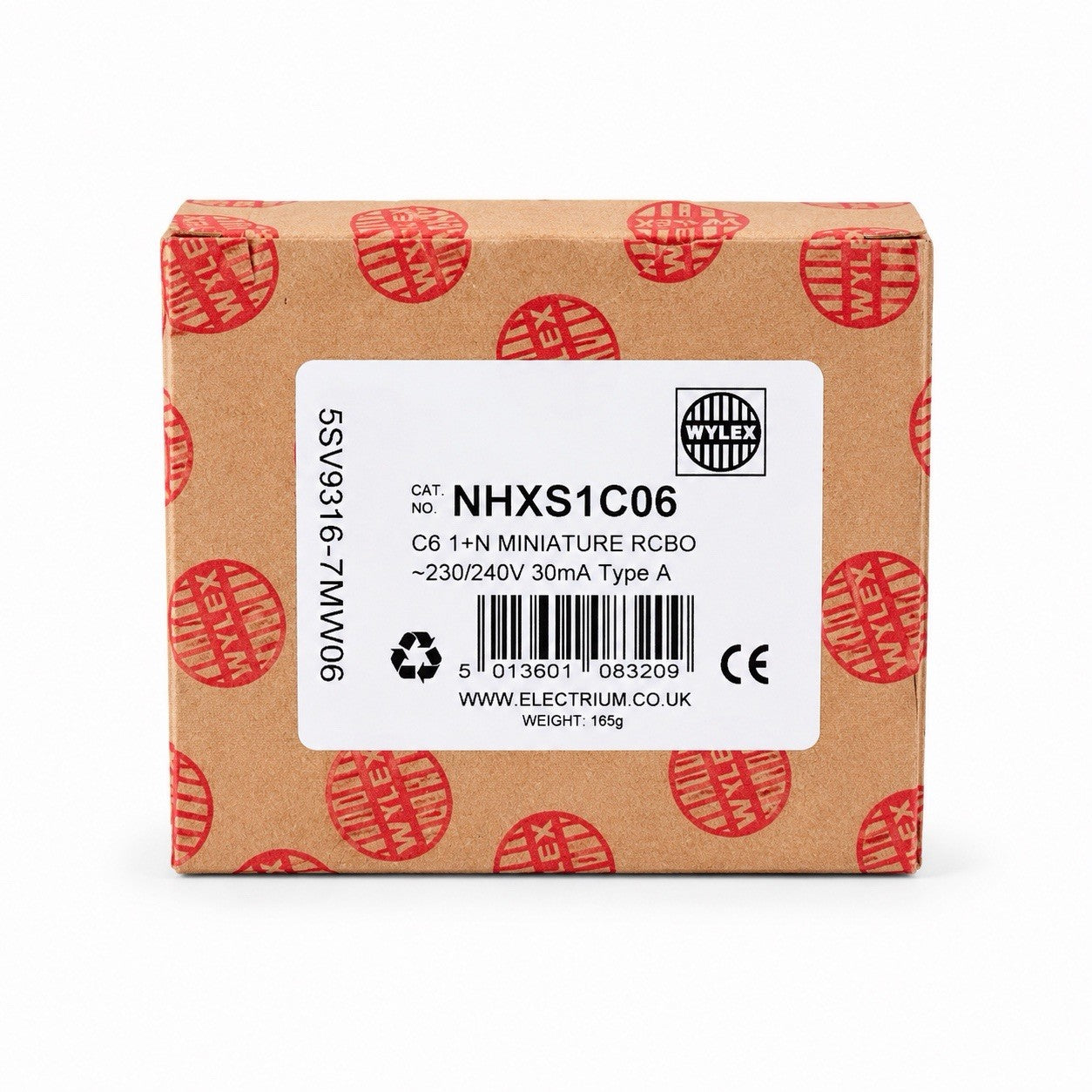 Wylex Mini NHXS1C06 C6 30mA Type A RCBO Circuit Breaker , VAT Inc
