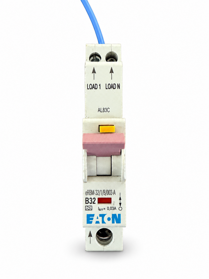 Eaton eRBM RCBO Type A 30mA B C Curve 10A 16A 20A 32A Used
