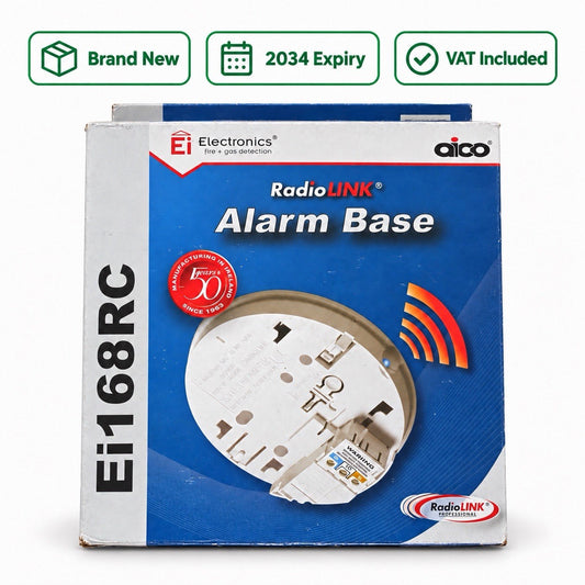 Aico Ei168RC RadioLINK Alarm Base Brand New 2034 Expiry VAT Included