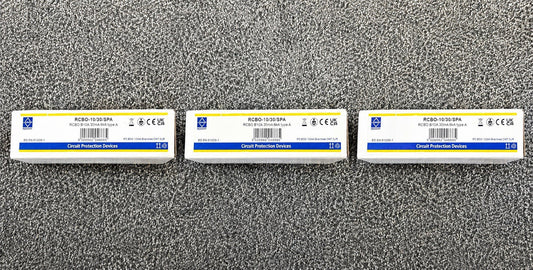 3x Lewden RCBO-10/30/SPA B10 10A 30mA Type A RCBO 6kA Brand New