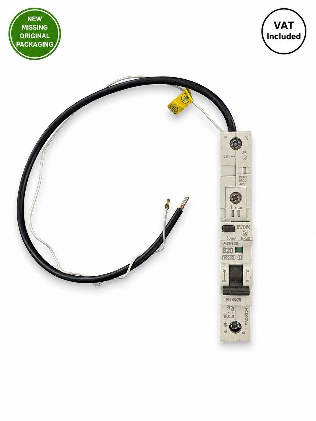 Eaton MEM MBH120 B20 20A 30mA RCBO MR30 Type B