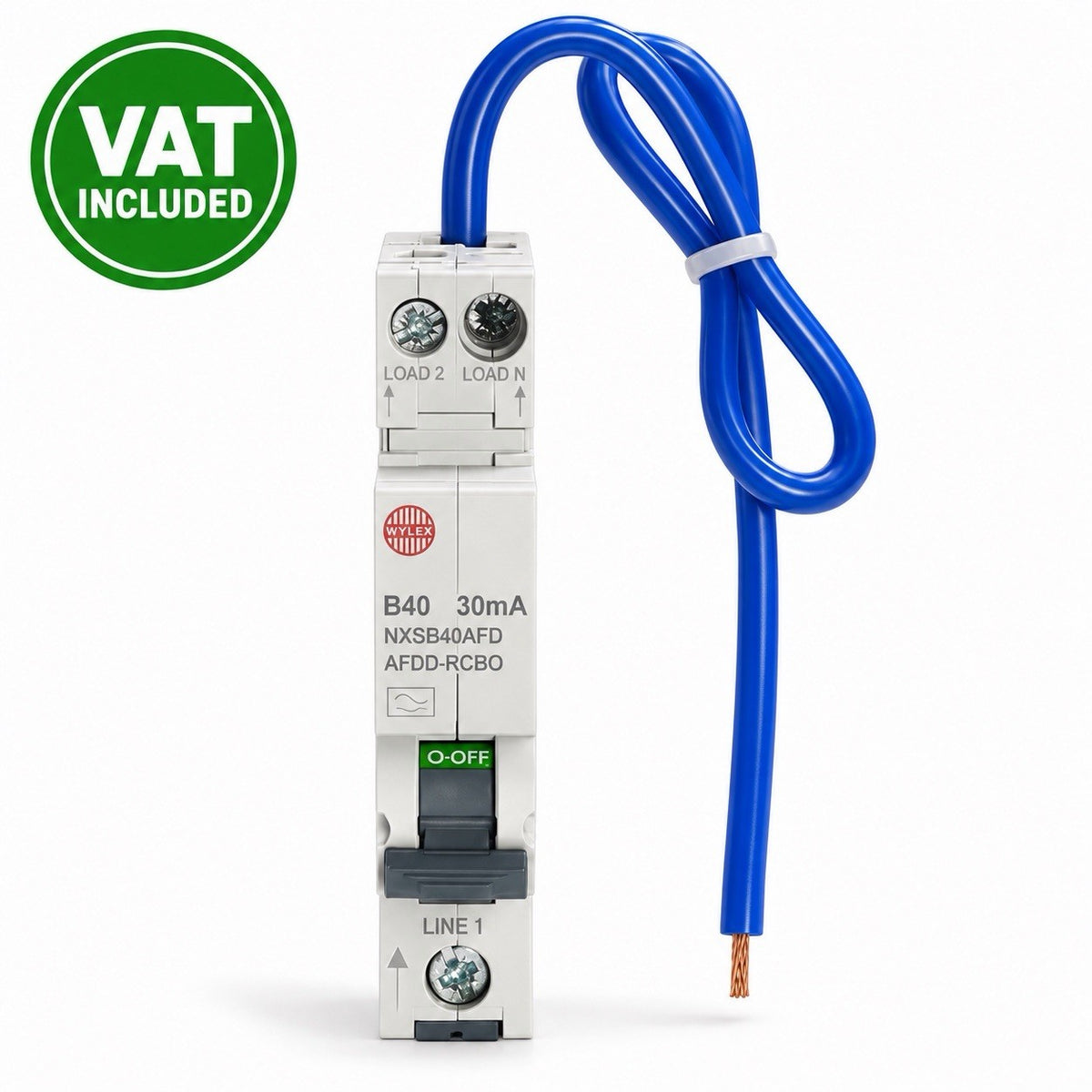 WYLEX NXSB40AFD TYPE B 40A AFDD RCBO