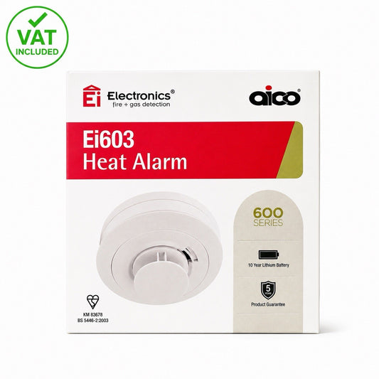 Aico Ei603 Heat Alarm 2032 Expiry Brand New Sealed VAT Invoice