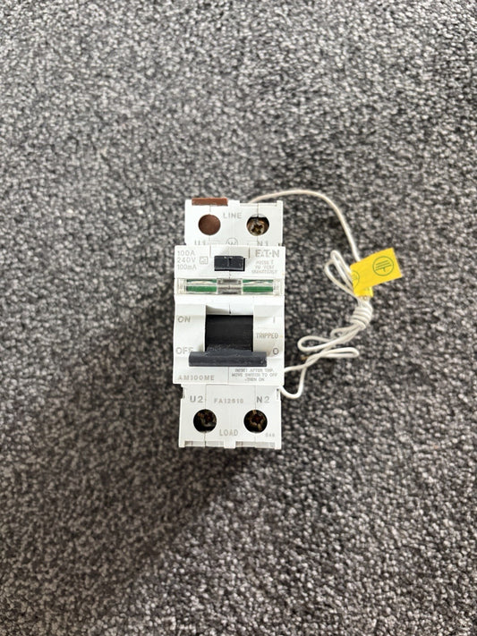 MEM AM100ME 100A 100MA DP RCD SWITCH - EATON A TYPE