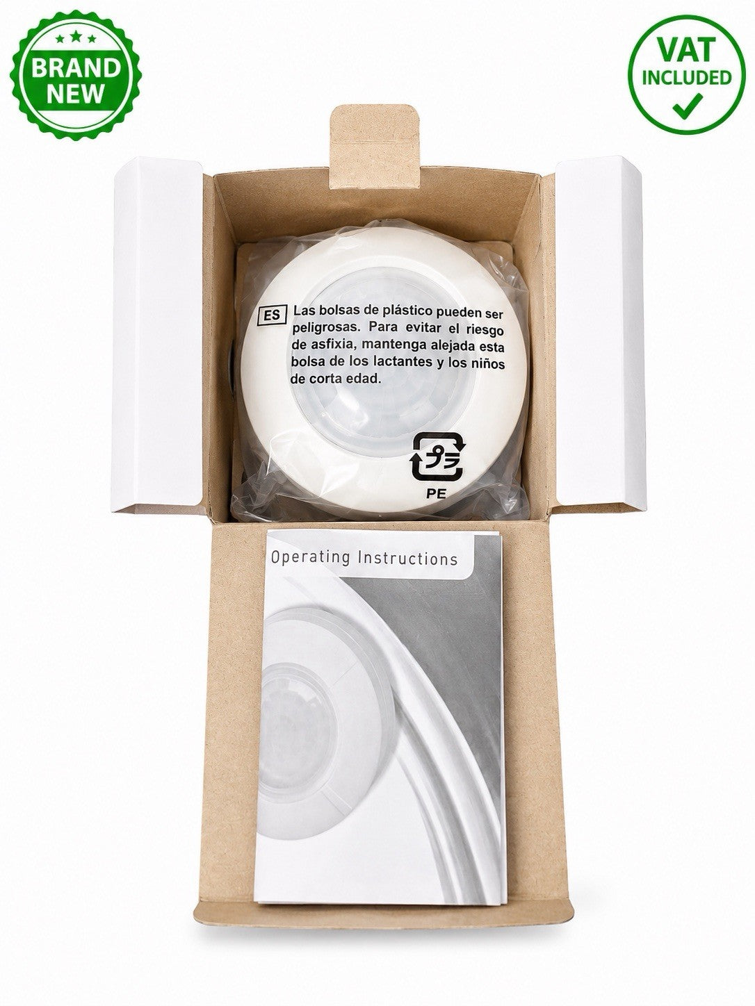 Timeguard SLW360N 360° PIR Presence Detector Surface Mount 2300W IP44