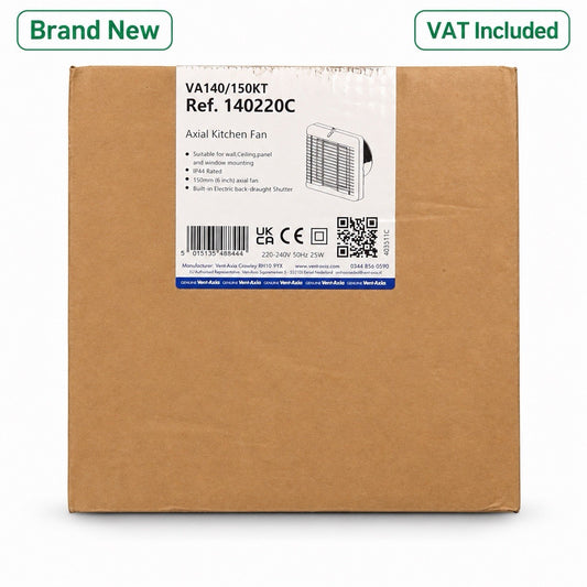 Vent-Axia VA140/150KT 140220C 150mm Kitchen Extractor Fan Brand New