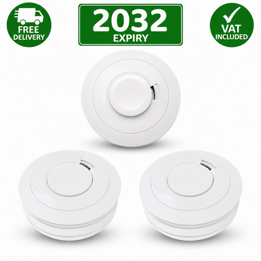 Aico 2x Ei650iRF Smoke Alarms + 1x Ei603RF Heat Alarm RadioLINK 2032 Expiry