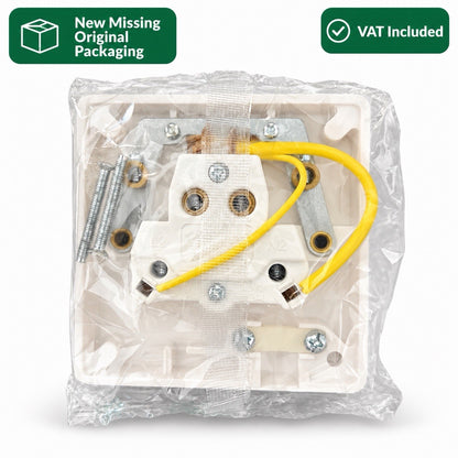Crabtree Double Pole Switch with Neon White New Other VAT Included