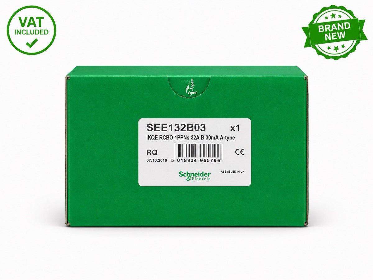 Schneider Electric SEE132B03 iKQE B32 32A 30mA Type A RCBO Brand New