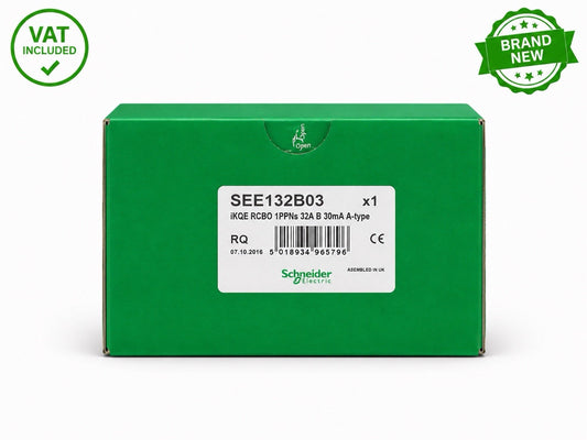Schneider Electric SEE132B03 iKQE B32 32A 30mA Type A RCBO Brand New