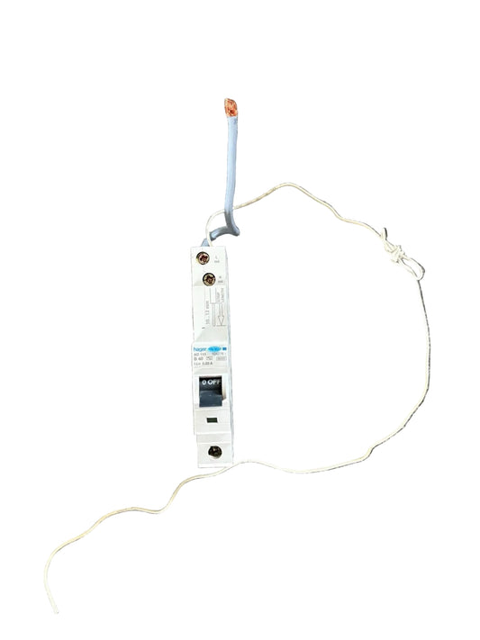 HAGER 40 AMP TYPE B 6 kA 30 mA RCBO AD111 104276