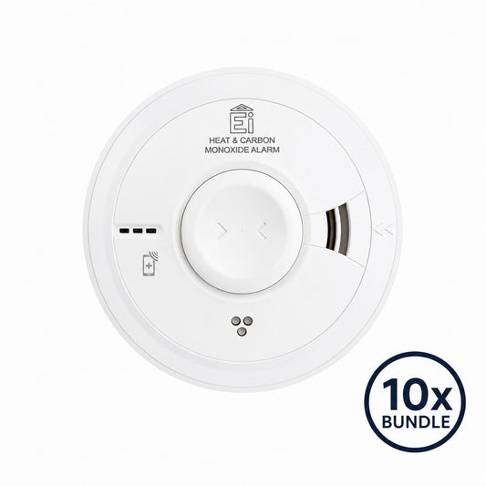 10x Aico Ei3028 Heat & Carbon Monoxide Alarm Bundle 2032 Expiry | Tested Used