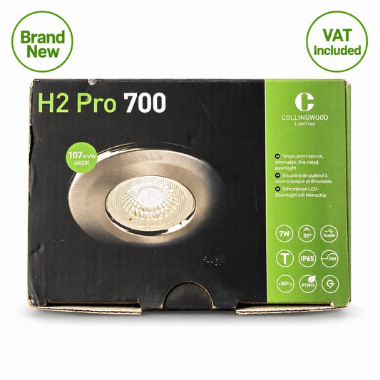 Collingwood H2 Pro 700 7W Dimmable LED Fire Rated Downlight IP65 New