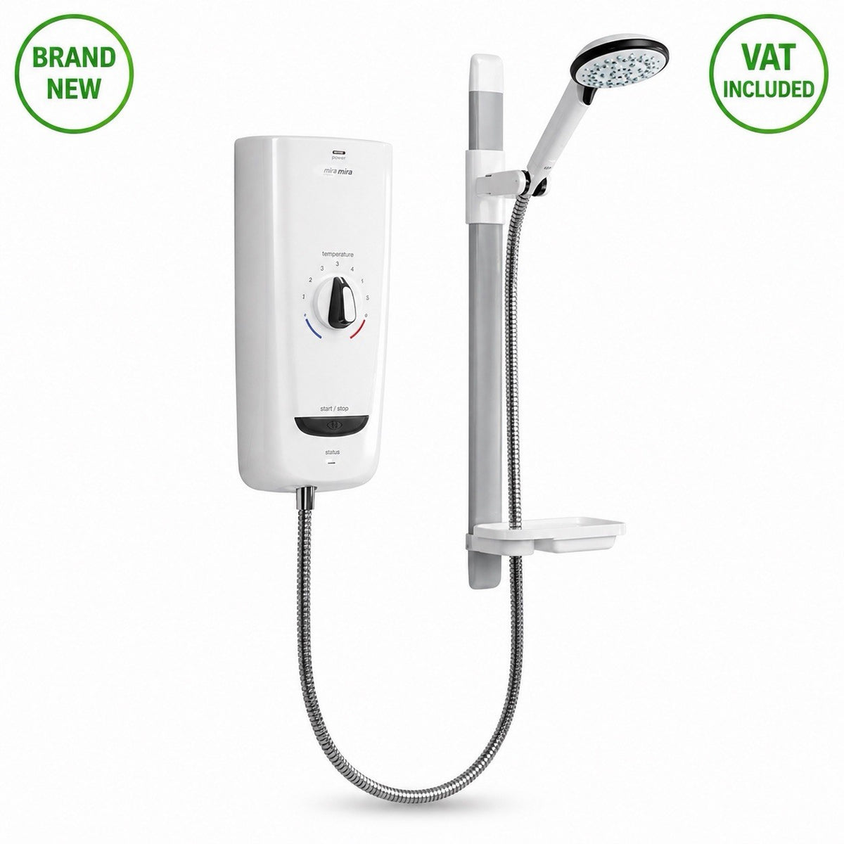 Mira Advance Flex 8.7kW Electric Shower White 1.1785.003 Brand New