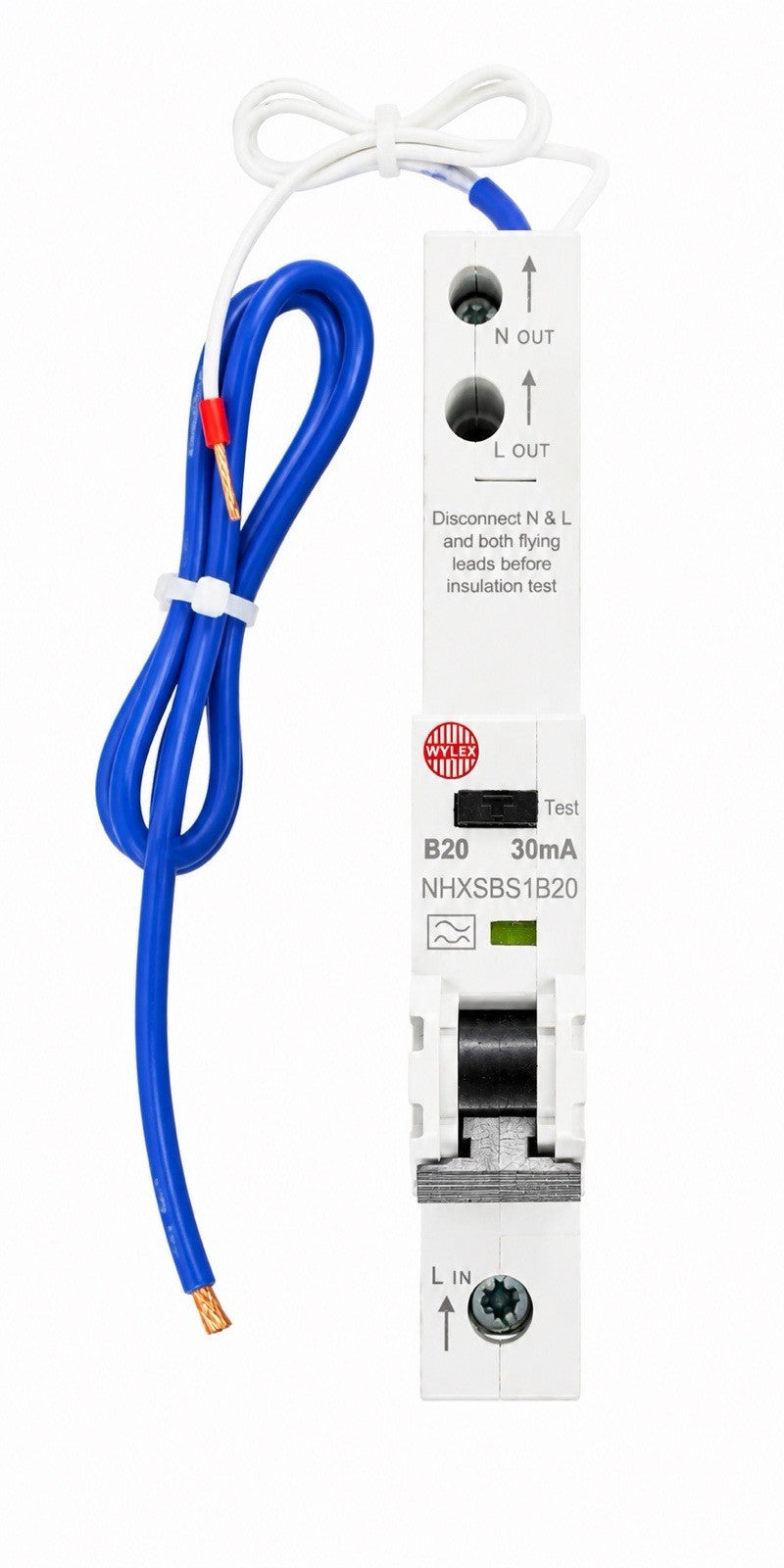 Wylex B20 30mA RCBO NHXSBS1B20 Type A  VAT Included