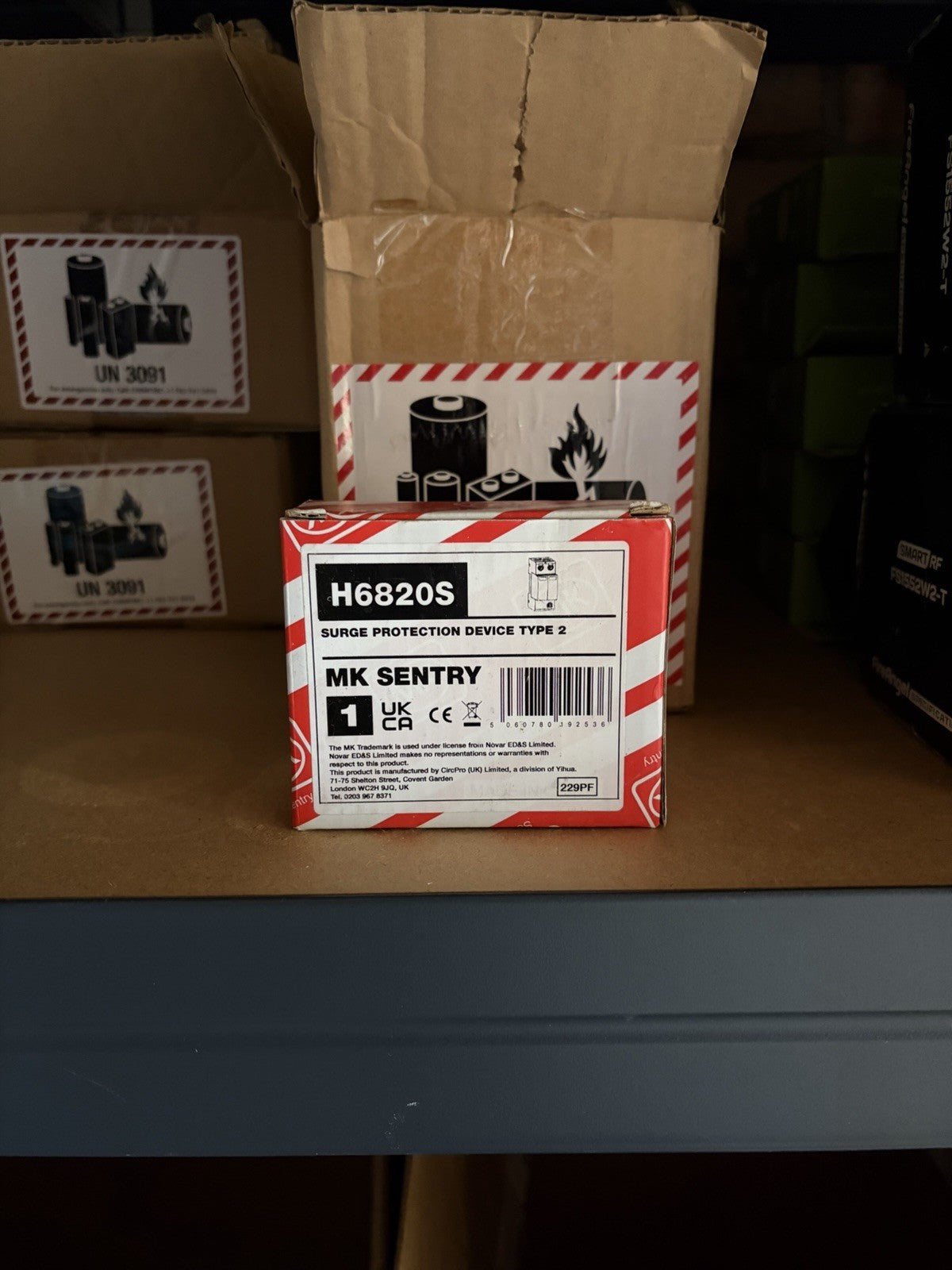 MK Sentry H6820S 40kA 2 Module Single Pole and Neutral Type 2 - VAT included