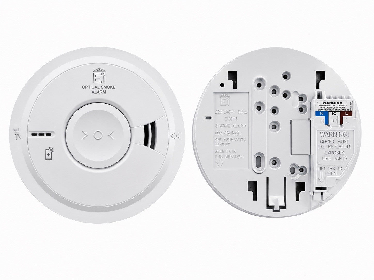 2036 Expiry Aico Ei3016 Optical Smoke Alarm 3000 Series Used  VAT Included