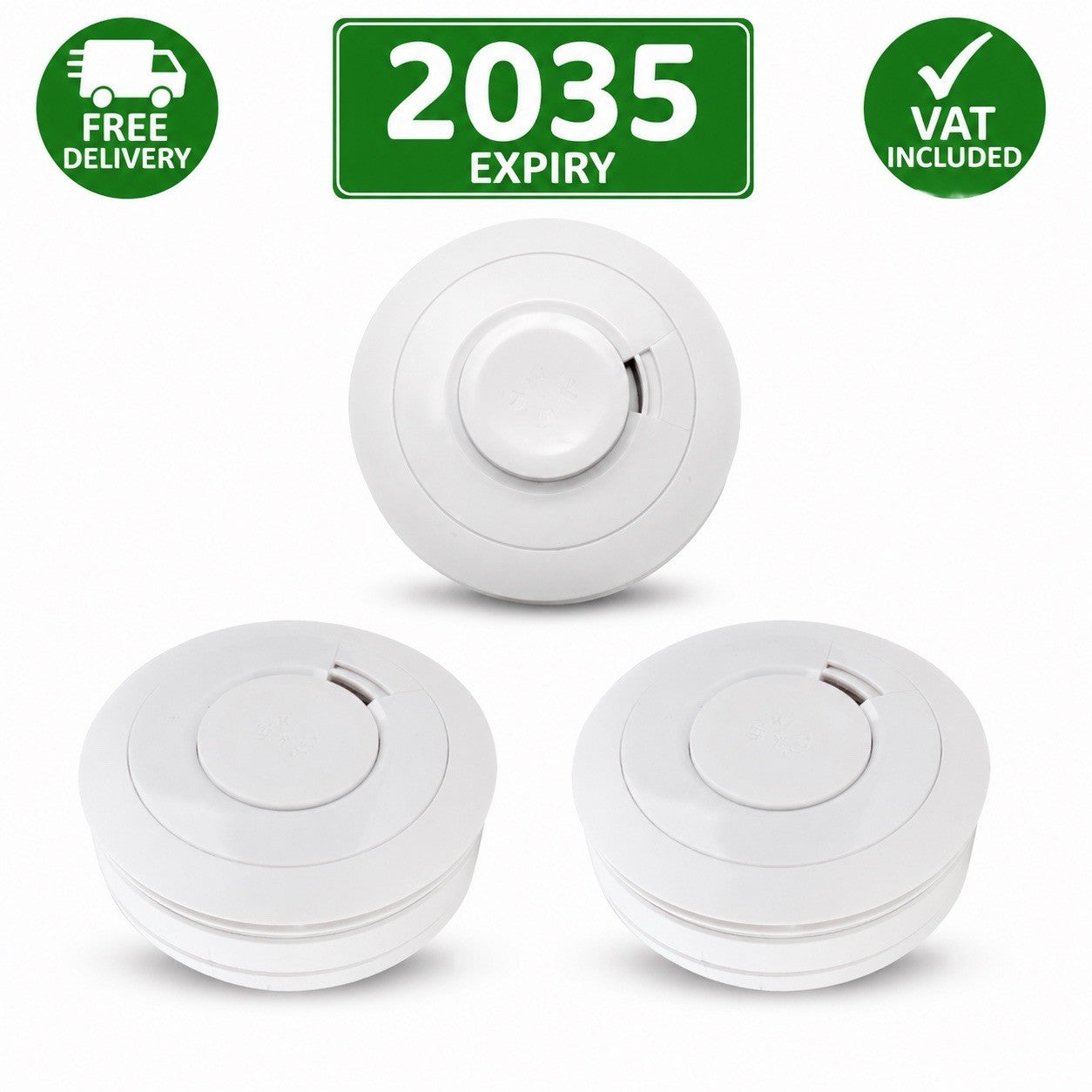 2x Aico Ei650iRF + 1x Ei630iRF RadioLINK+ Alarm Bundle 2035 Expiry