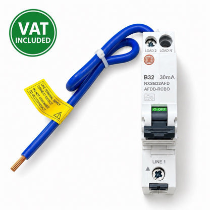 Wylex NXSB32AFD B32 32A 30mA AFDD RCBO Type A VAT Included