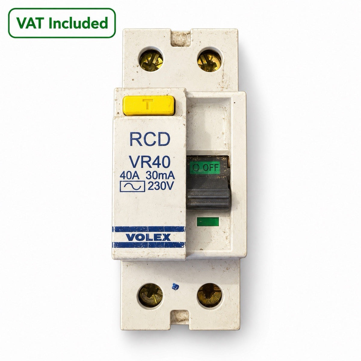 Volex VR40 40A 30mA Type AC Double Pole RCD 230V Used