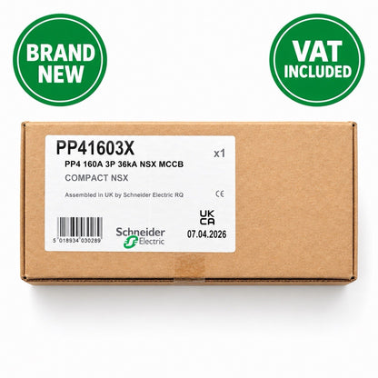 Schneider Electric PP41603X Compact NSX MCCB 160A 3 Pole 36kA Brand New