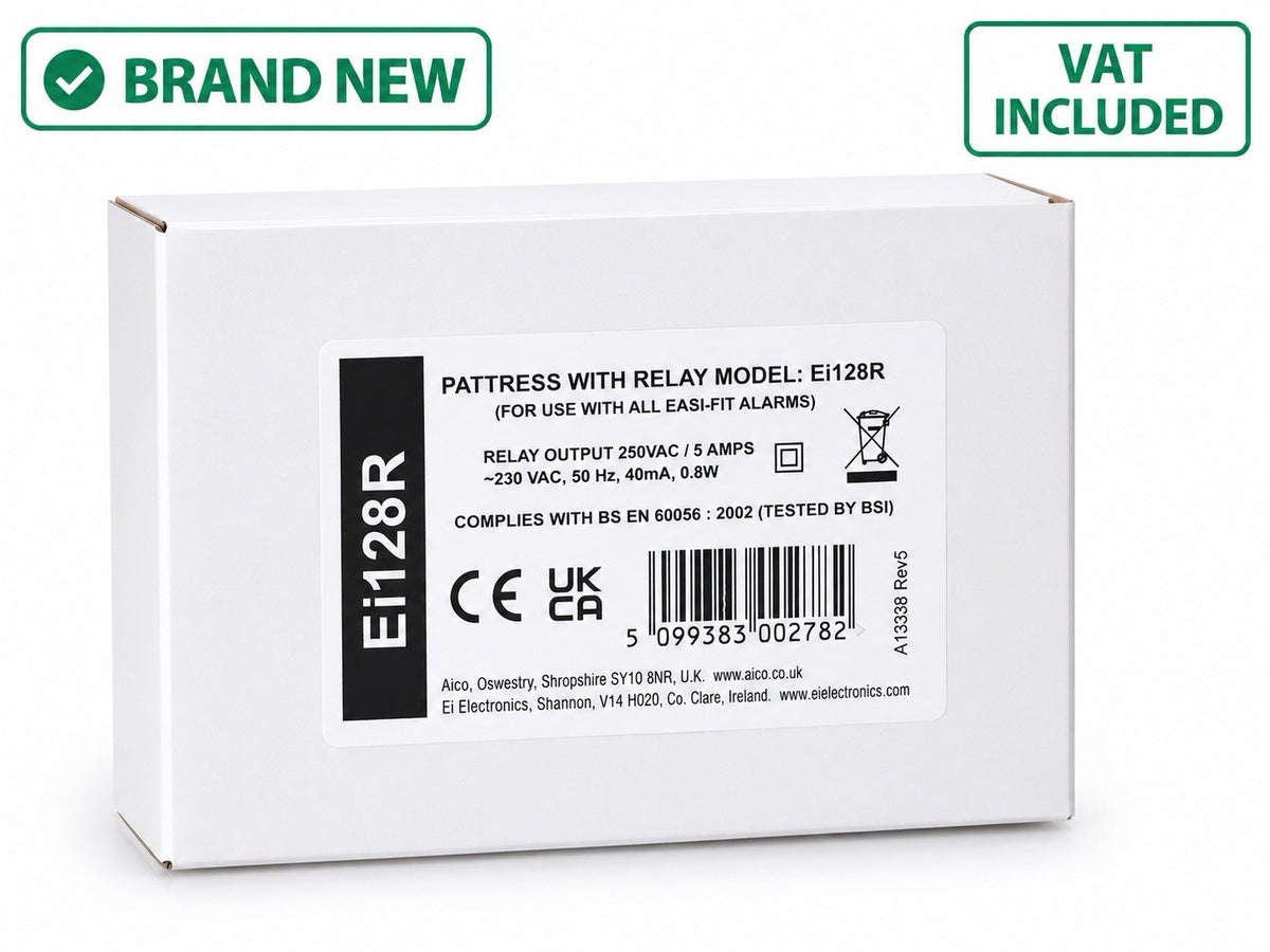 AICO Ei128R Pattress With Relay Easi-Fit Smoke Alarm Interface Expiry Dec 2036