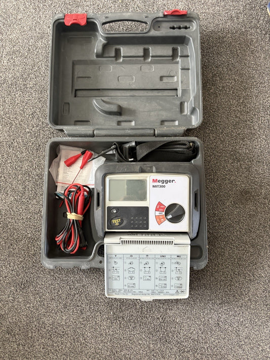 Megger MIT300 Portable Insulation and Continuity Tester