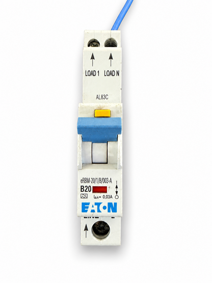 Eaton eRBM RCBO Type A 30mA B C Curve 10A 16A 20A 32A Used