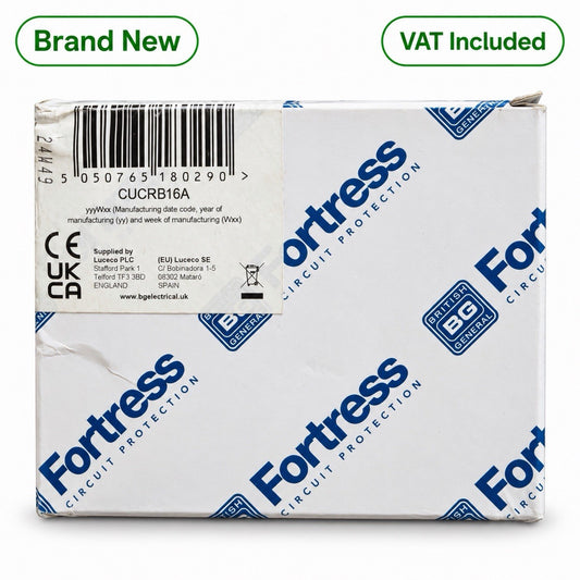 BG Fortress CUCRB16A 16A B Curve Type A 30mA 6kA Compact RCBO Brand New