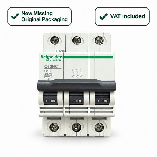 Schneider Electric C60HC C10 10A Three Pole MCB 10kA New Other VAT Included