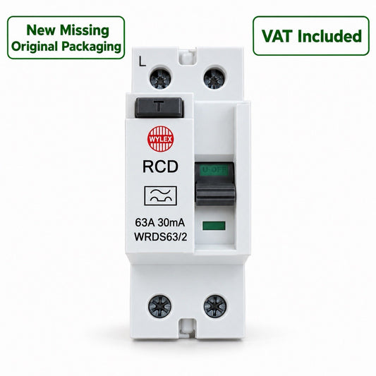 Wylex WRDS63/2 63A 30mA Type A Double Pole RCD New Other VAT Included