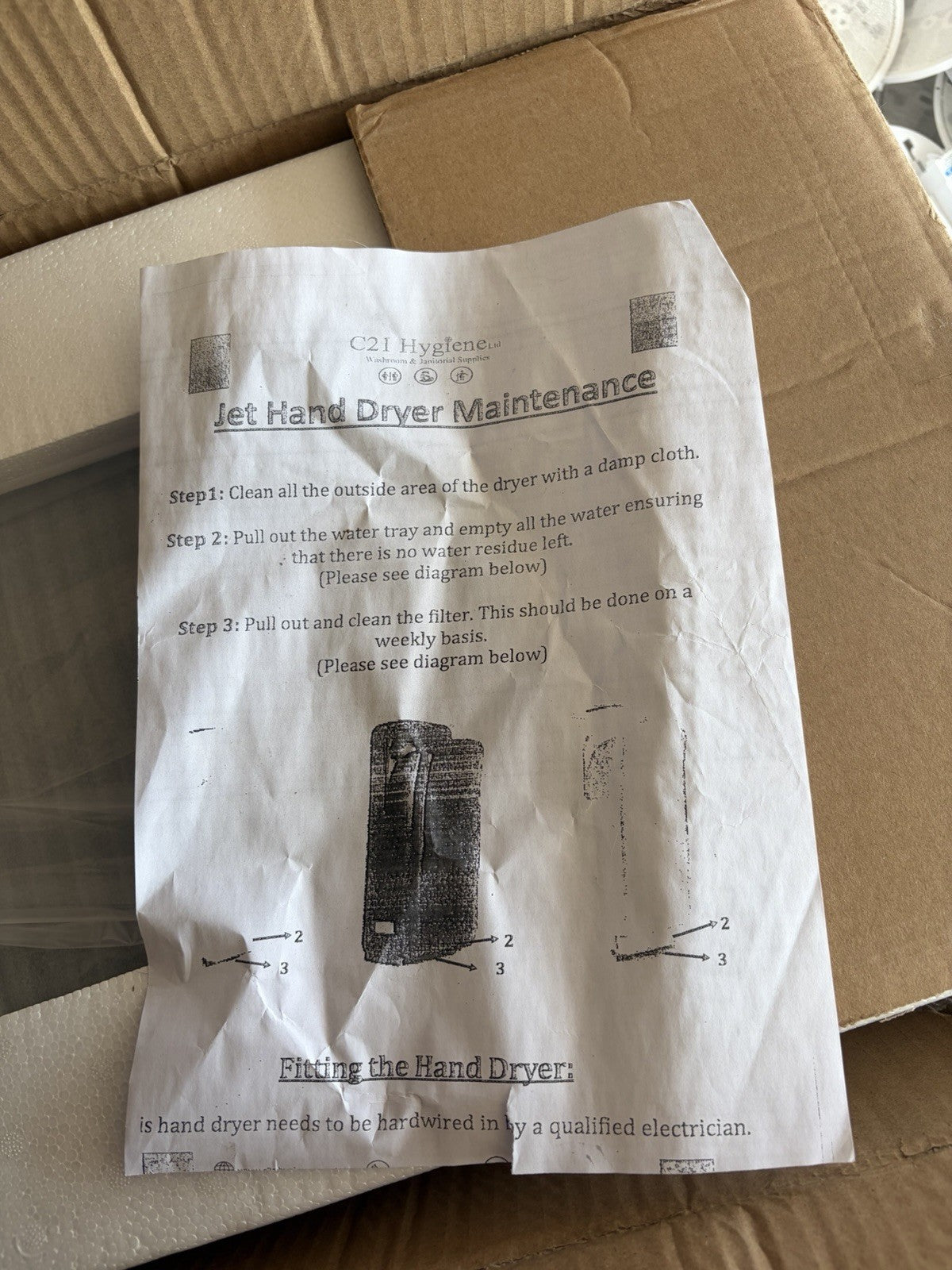 Jet Black Commercial Automatic Hand Dryer Black High Speed - Brand New