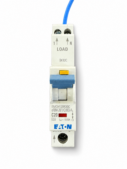 Eaton eRBM RCBO Type A 30mA B C Curve 10A 16A 20A 32A Used